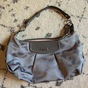 Gray Coach purse